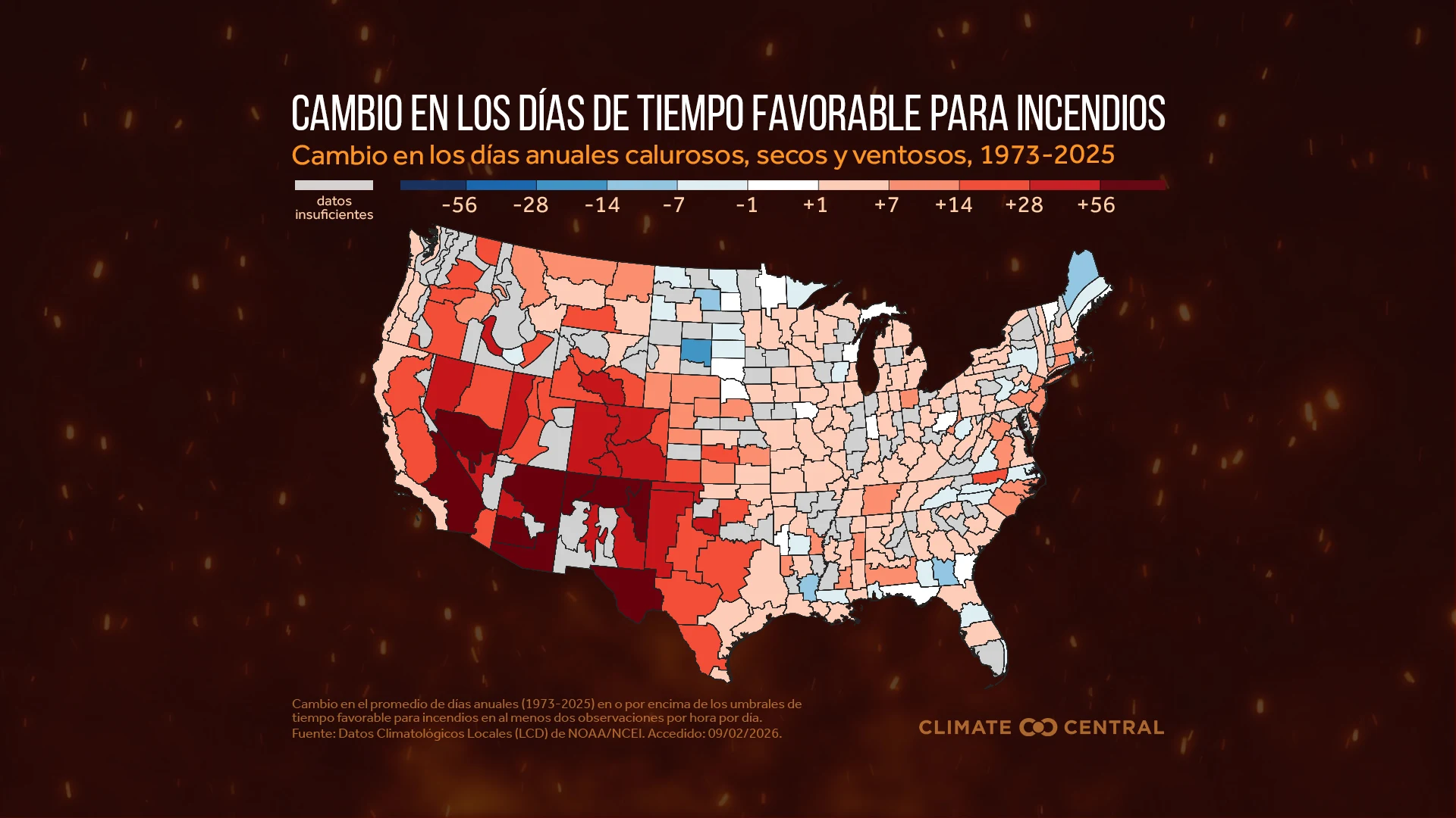 CM: Change in Fire Weather Days 2026 (ES)
