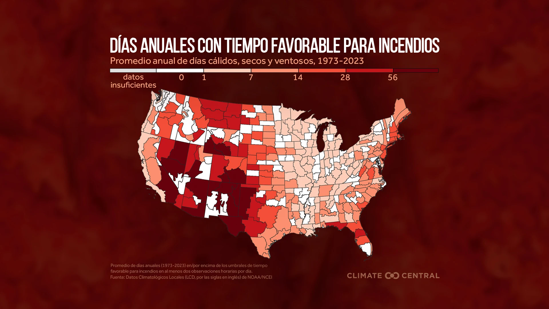 CM: Average Annual Fire Weather Days 2024 (ES)