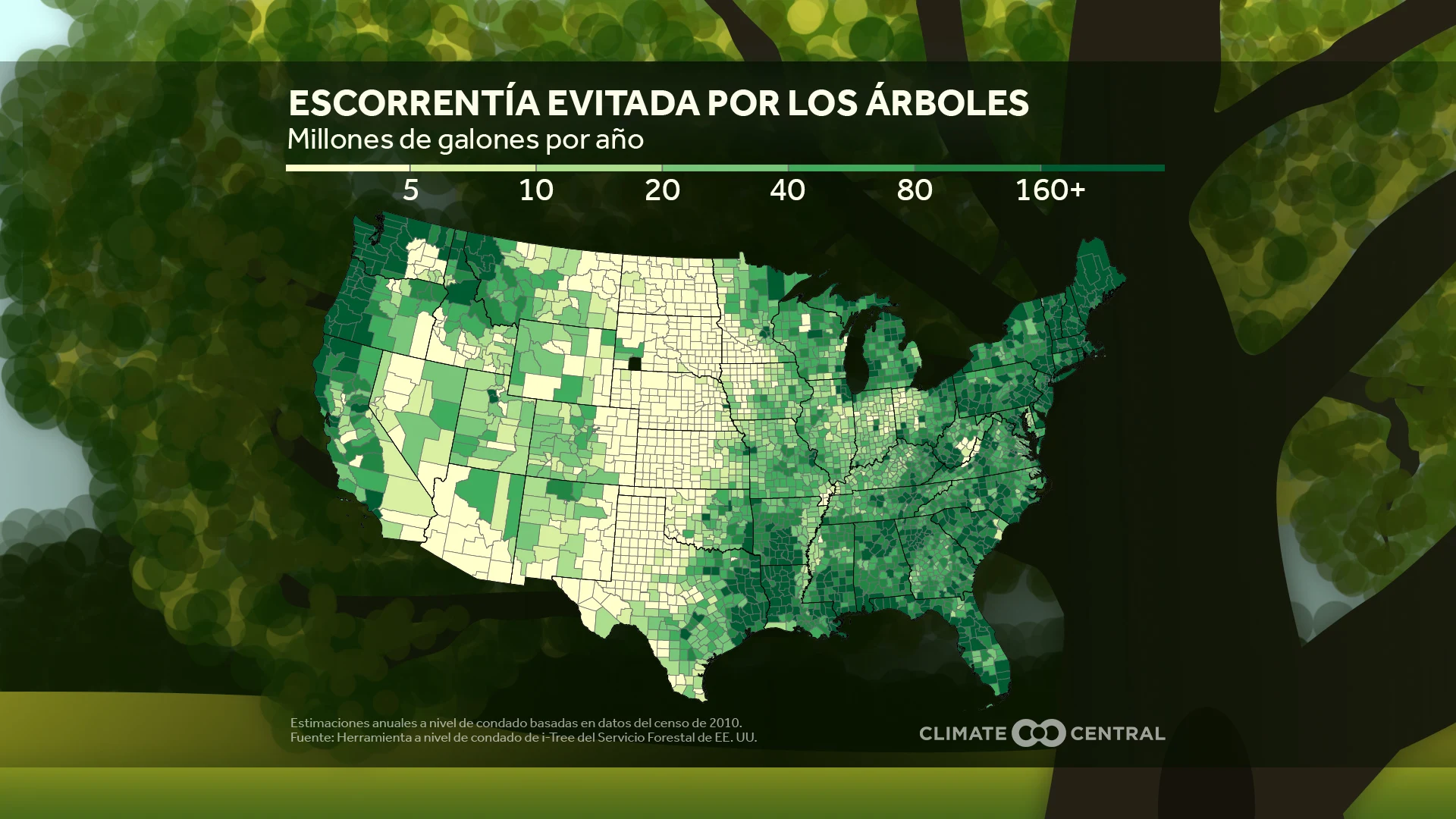 CM: Stormwater Runoff Avoided by Trees 2023 (ES)