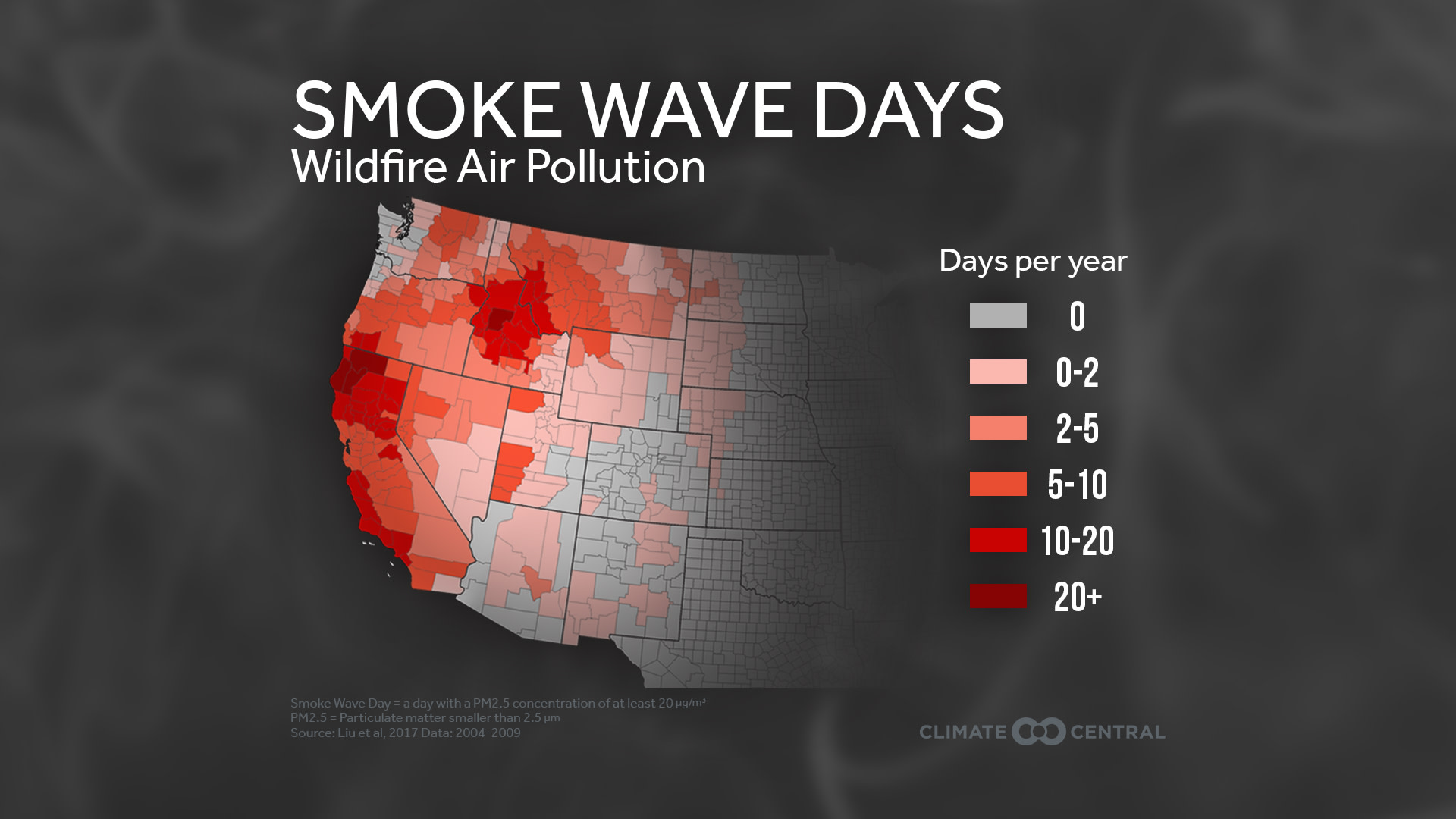 smoke waves map