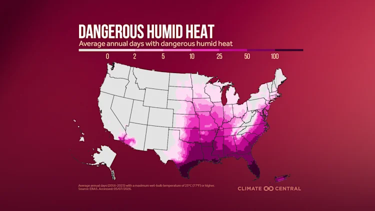 CM: U.S. Dangerous Humid Heat Hotspots 2026 (EN)