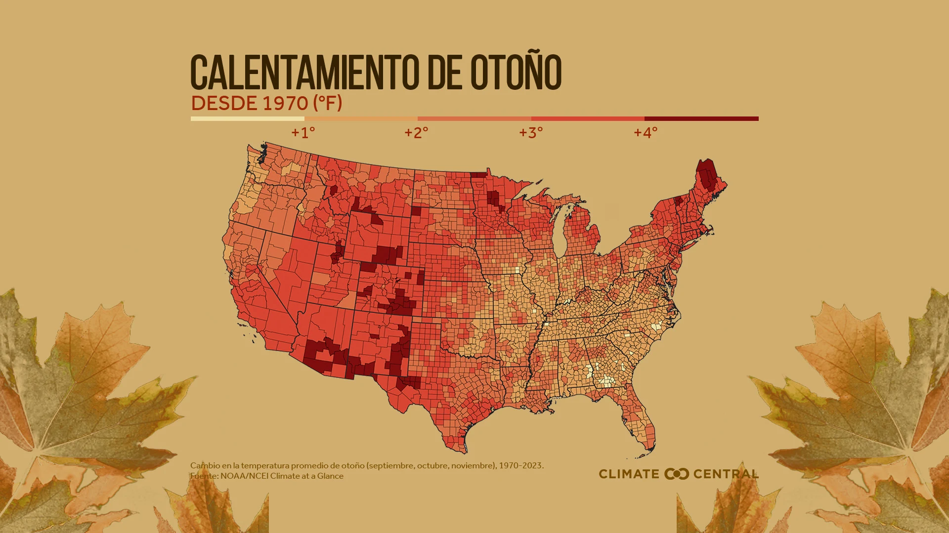 CM: Average Fall Temperatures Map 2024 (ES)