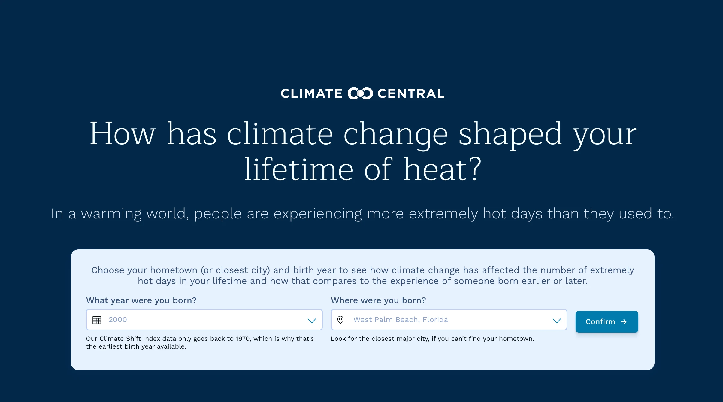 CM: Childhood Heat Risk is Rising Tool 2025