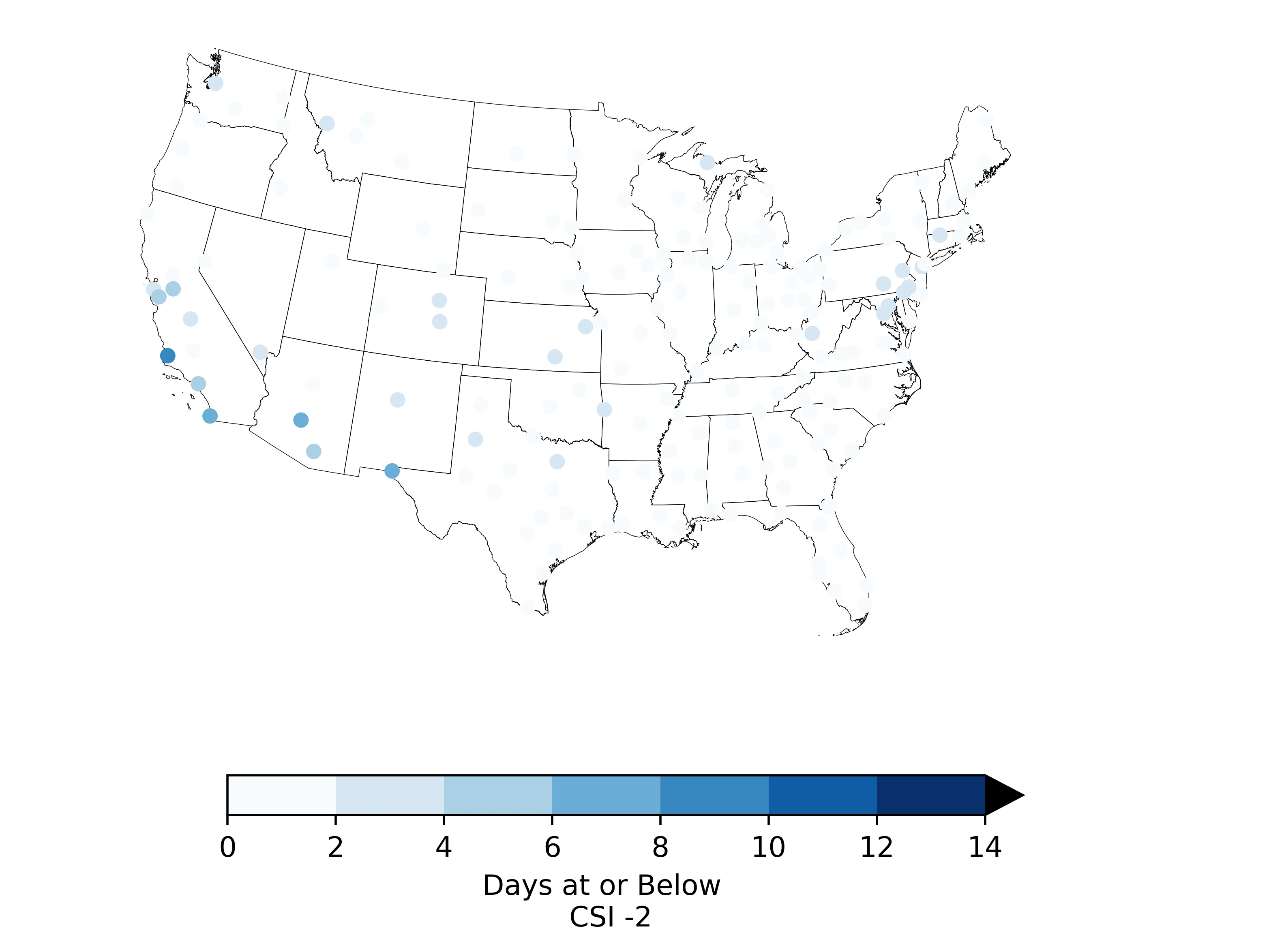 Monthly attribution report, January 2025, CSI map