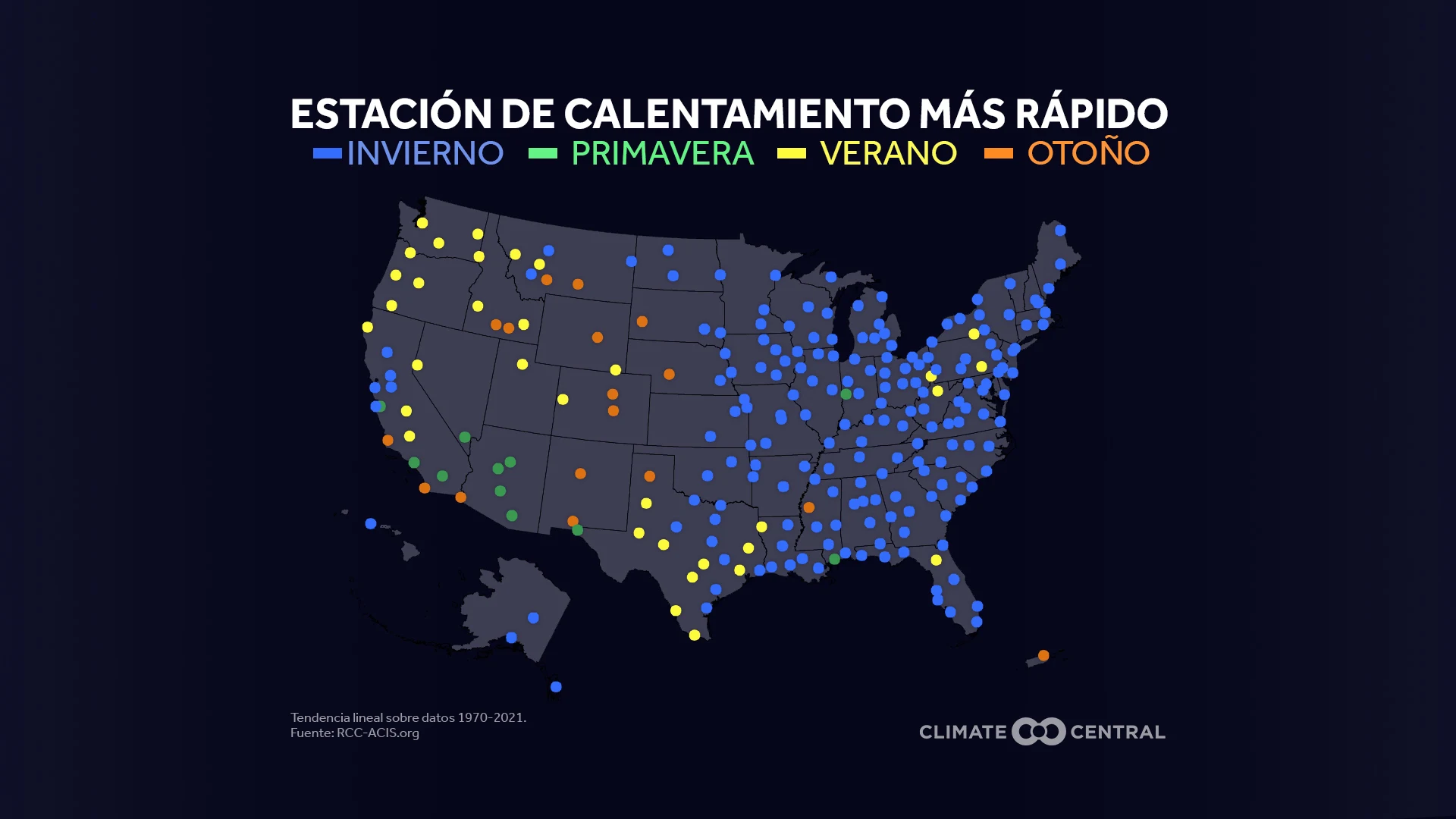CM: Fastest Warming Seasons 2022 (ES)