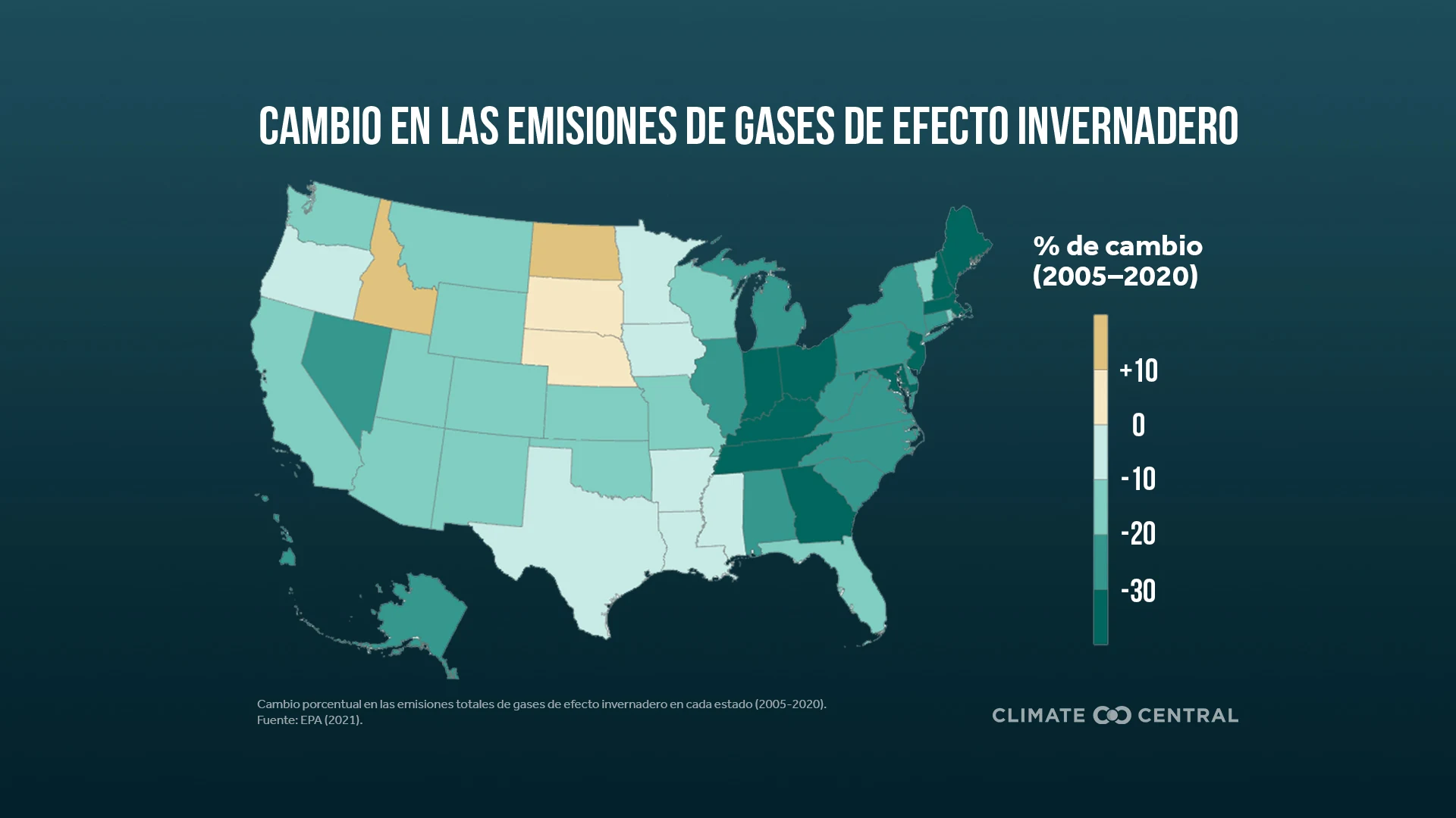 CM: Change in Emissions from 2005 to 2020 (ES) 2023