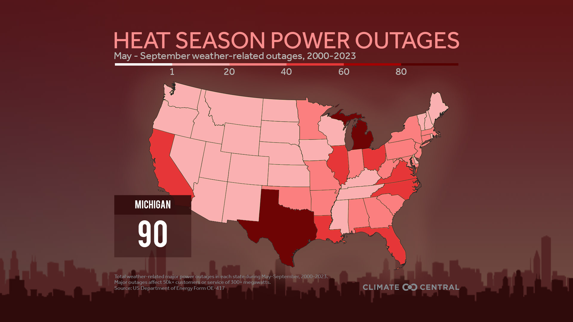 CM: Heat Season Power Outages by State 2024 (EN)