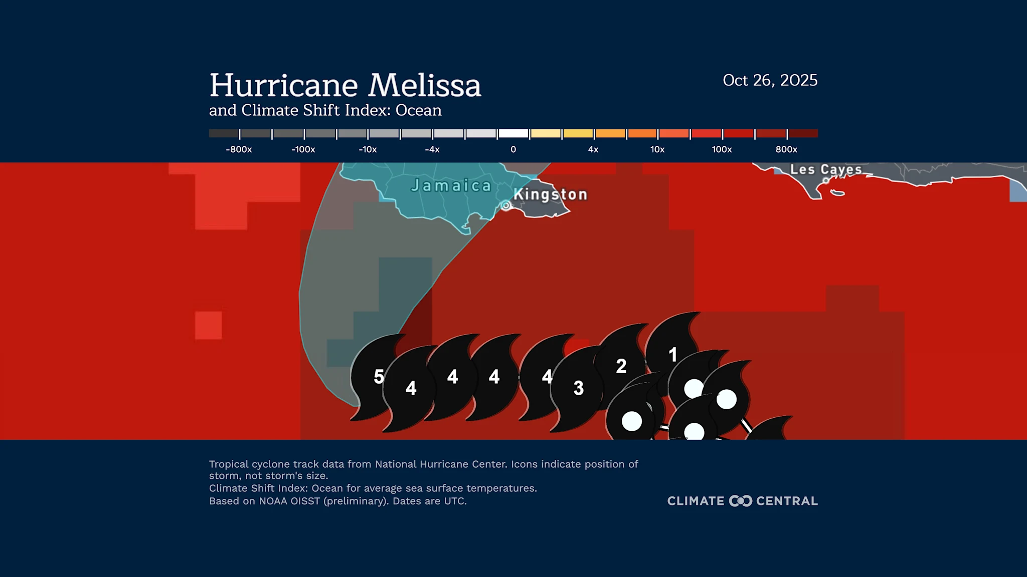 CSI Ocean Map - Hurricane Melissa 