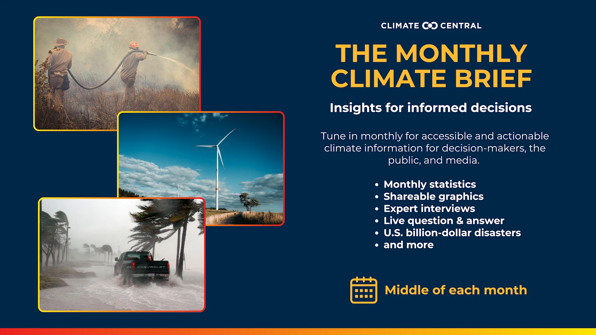 CS: The Monthly Climate Brief - Promotion Graphic