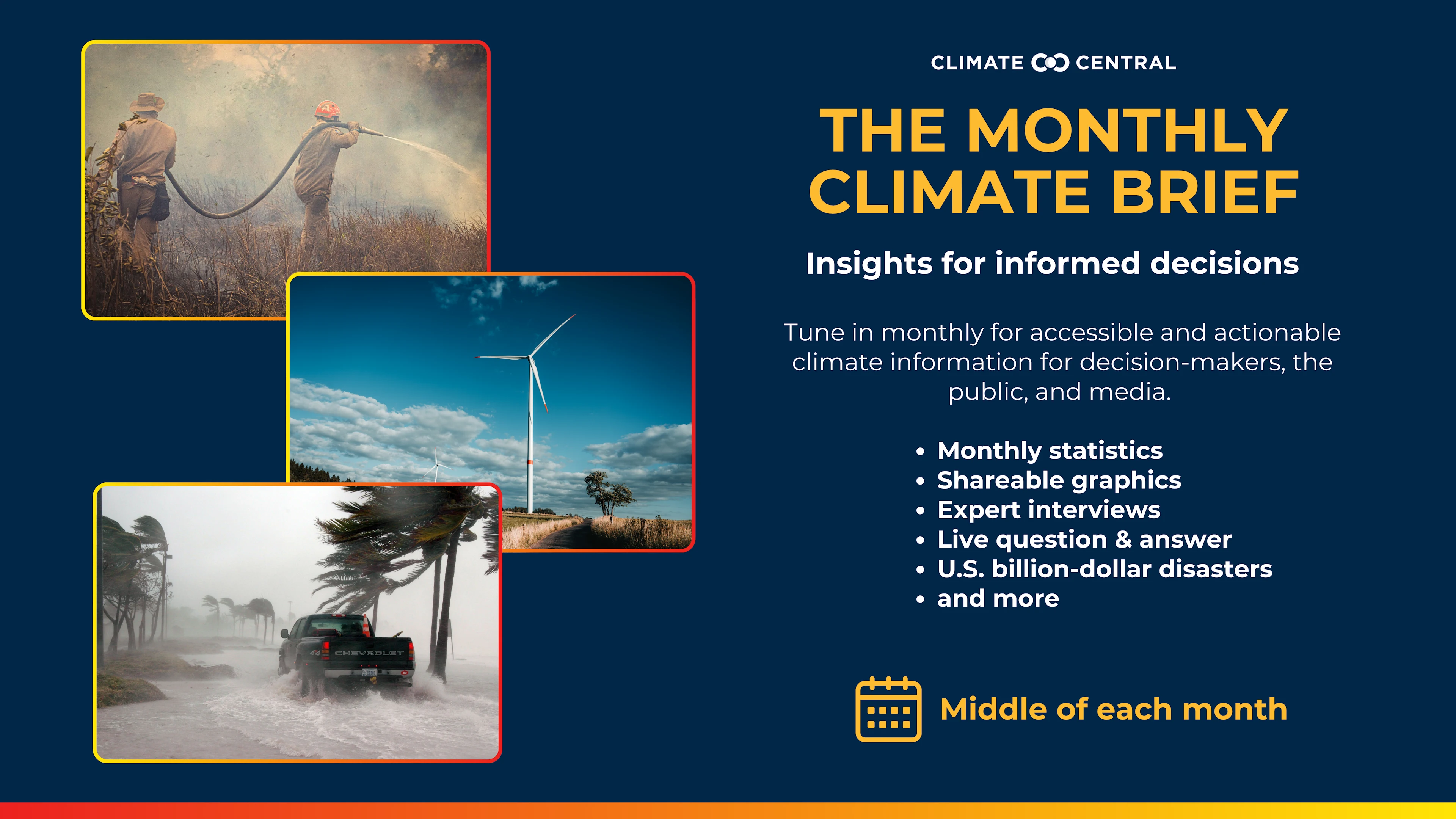 CS: The Monthly Climate Brief - Promotion Graphic