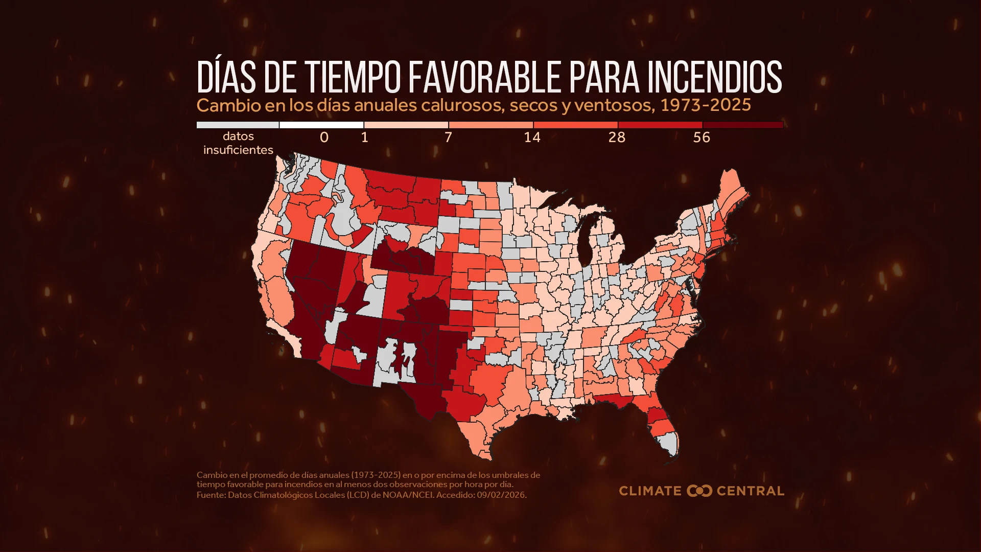 CM: Average Annual Fire Weather Days 2026 (ES)