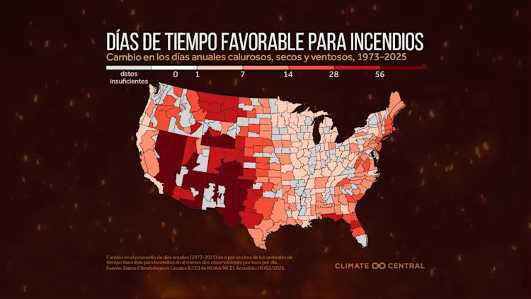 CM: Average Annual Fire Weather Days 2026 (ES)