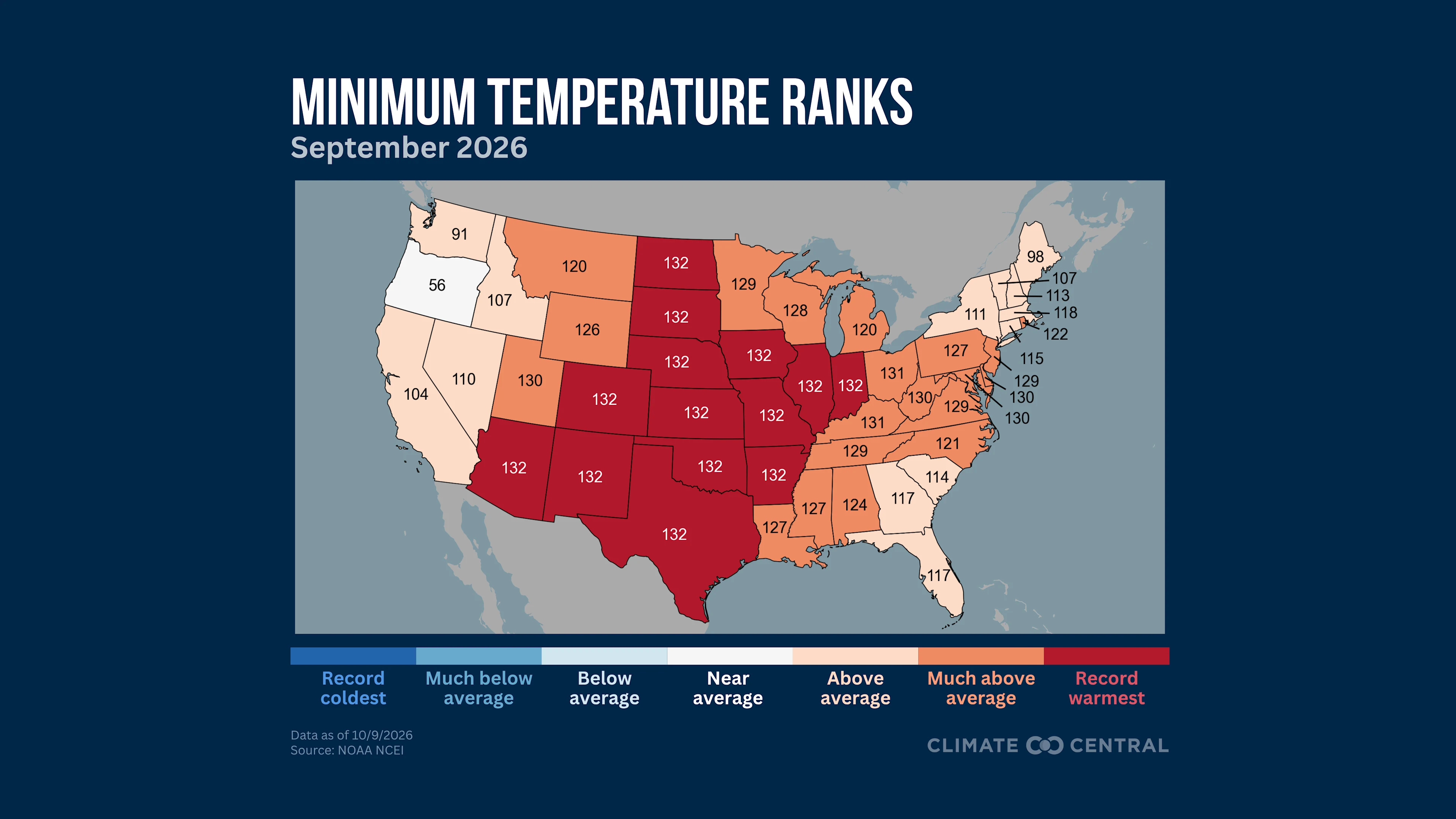 CS: The Monthly Climate Brief - Minimum Temperature Ranks 2026