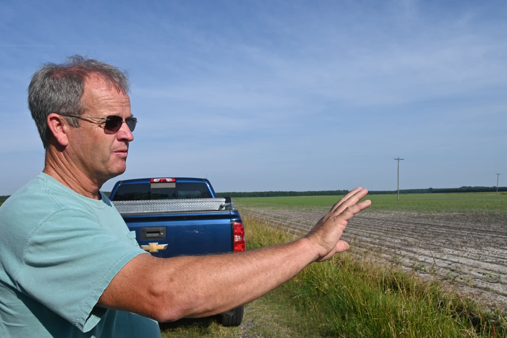 Hyde County farmer Ray Tooley