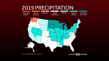 2019 Was the Second-wettest Year on Record