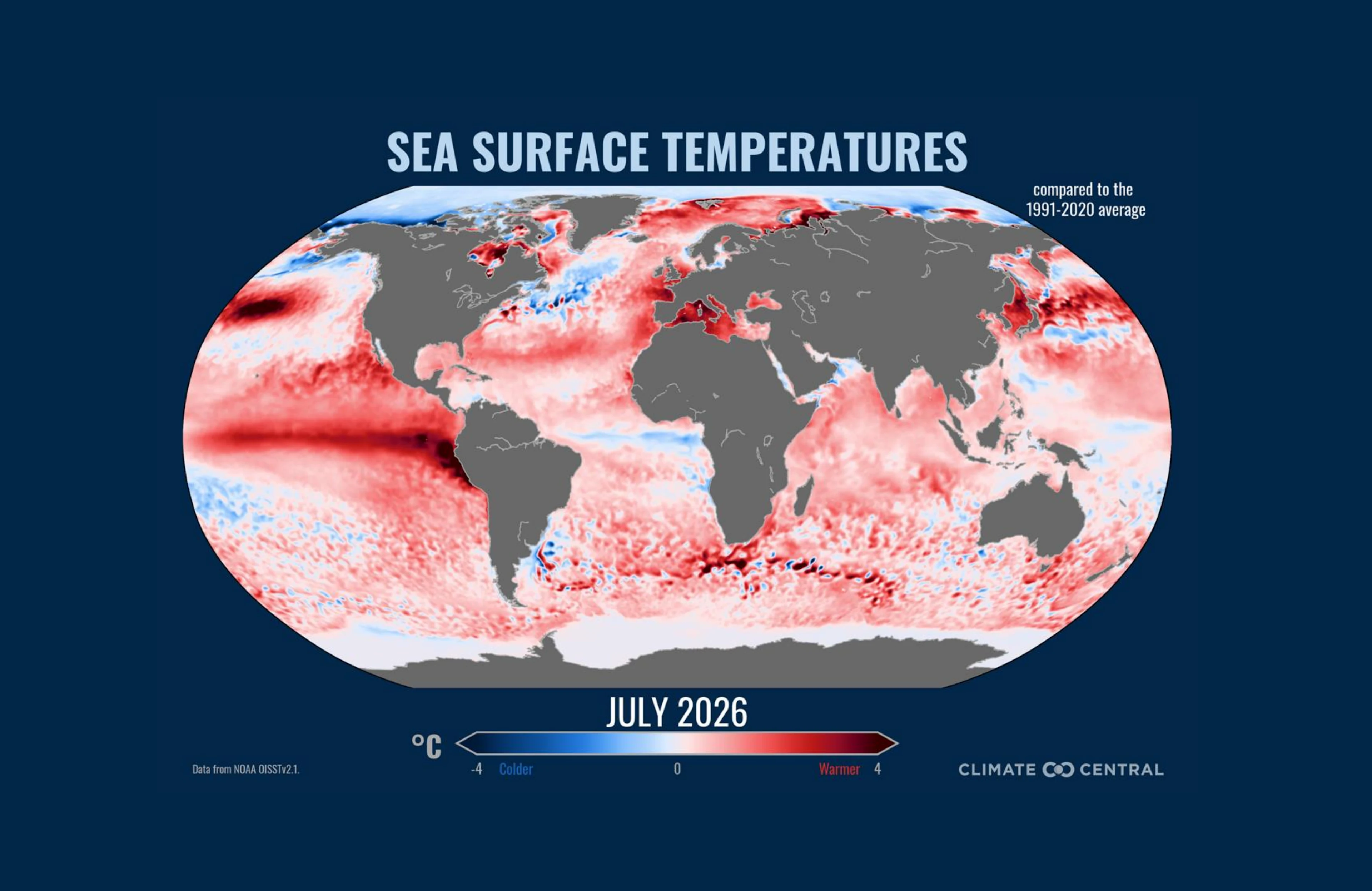 CS: The Monthly Briefing - July 2026 Global Sea Surface Temperature Anomalies - July 2026