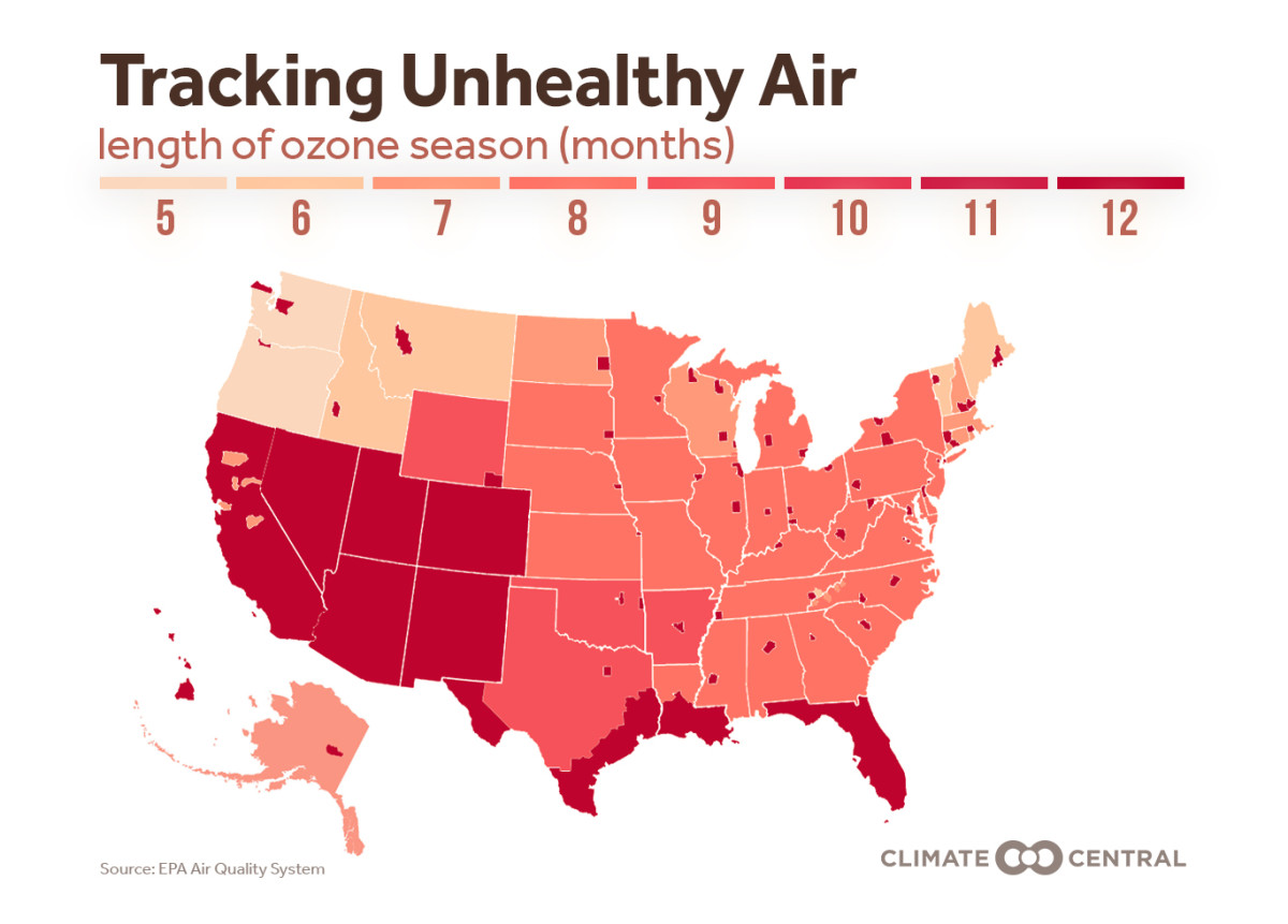 Climate Change Could Threaten Air Quality Across the Country Climate