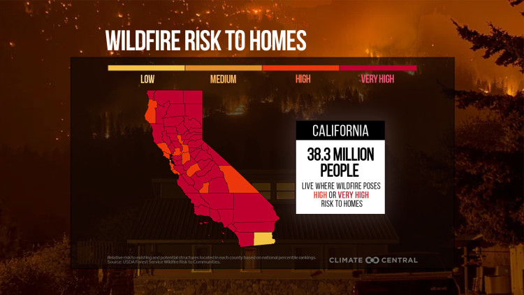 CM: Wildfire Risk to Homes in Each State 2024 (EN)