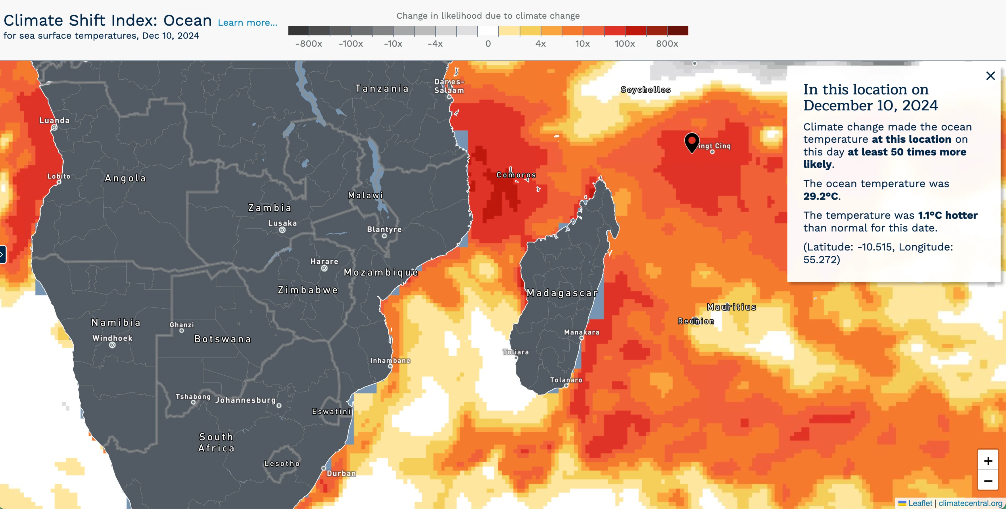 Cyclone Chido report graphic