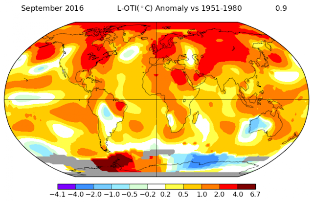 September an Exclamation Point on String of Hot Months | Climate Central