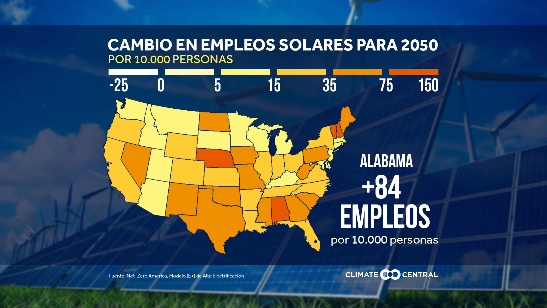 Empleo solar estatal para 2050 - Solar Power Solutions Brief