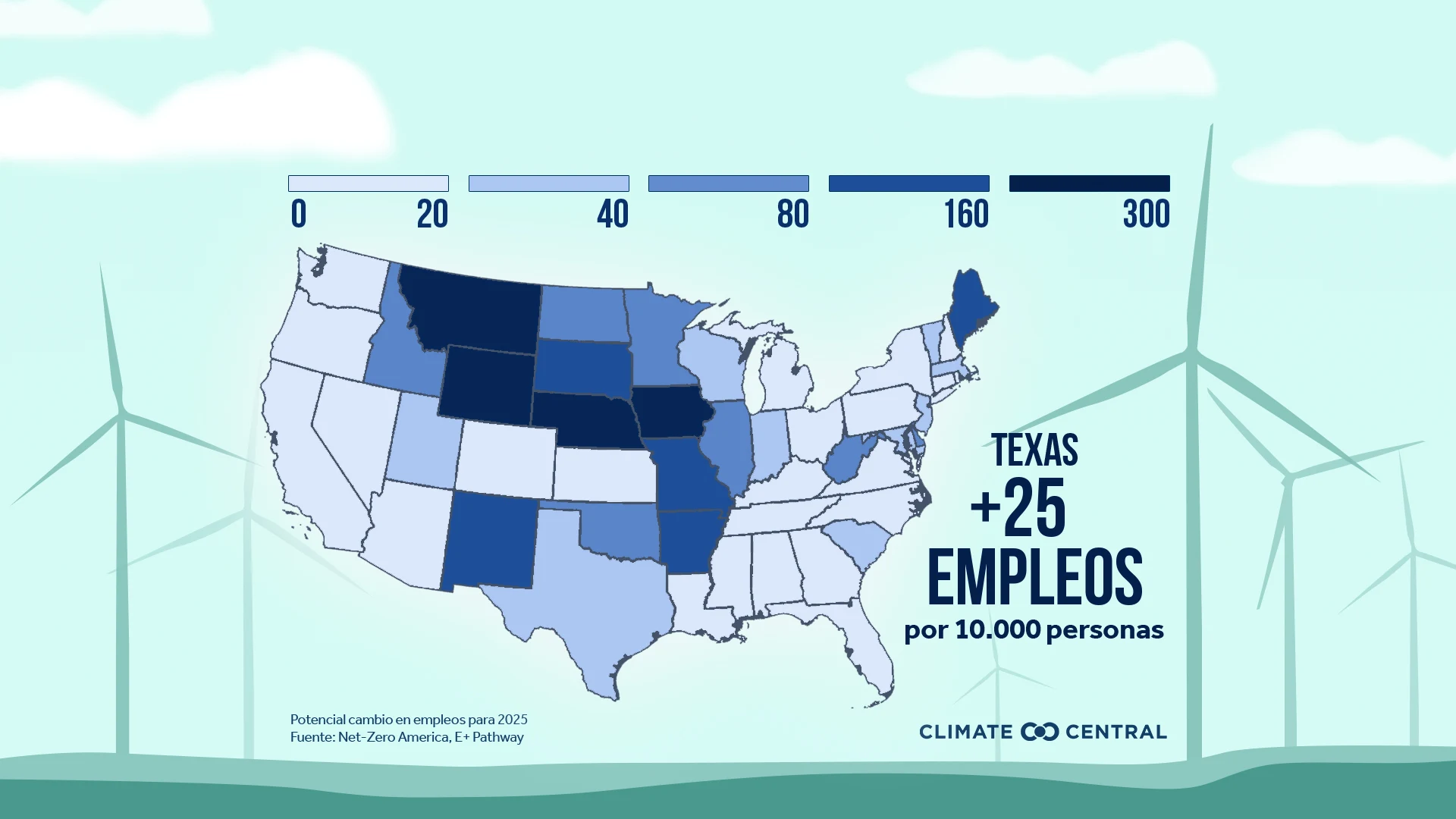 Crecimiento del empleo eólico 2030-2050 GIF - Solutions Series: Wind Energy & Brief