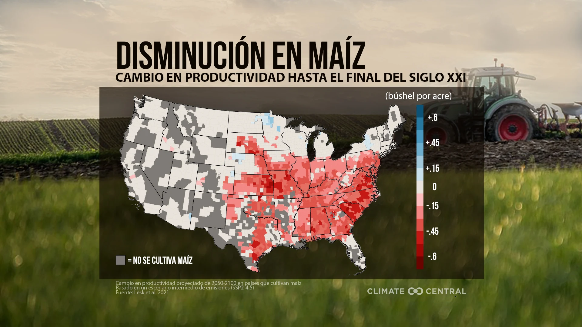 Mapa del maíz - Climate Change & Crops