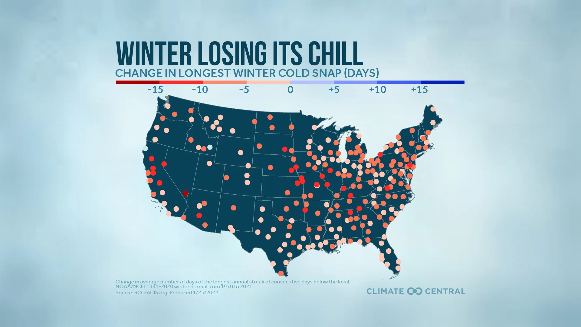 National Map - Shrinking Cold Snaps