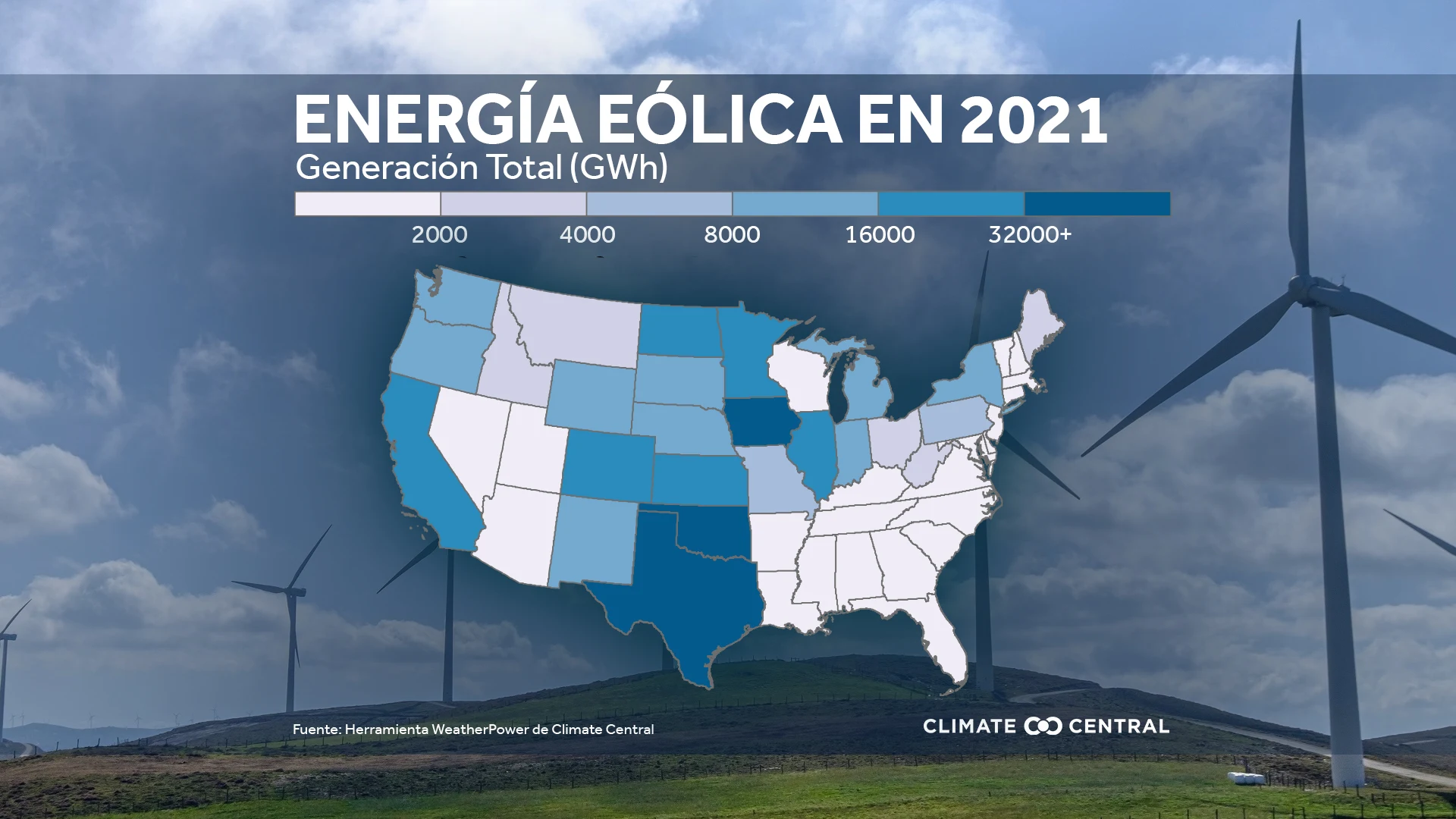 Mapa eólico nacional - WeatherPower Year in Review
