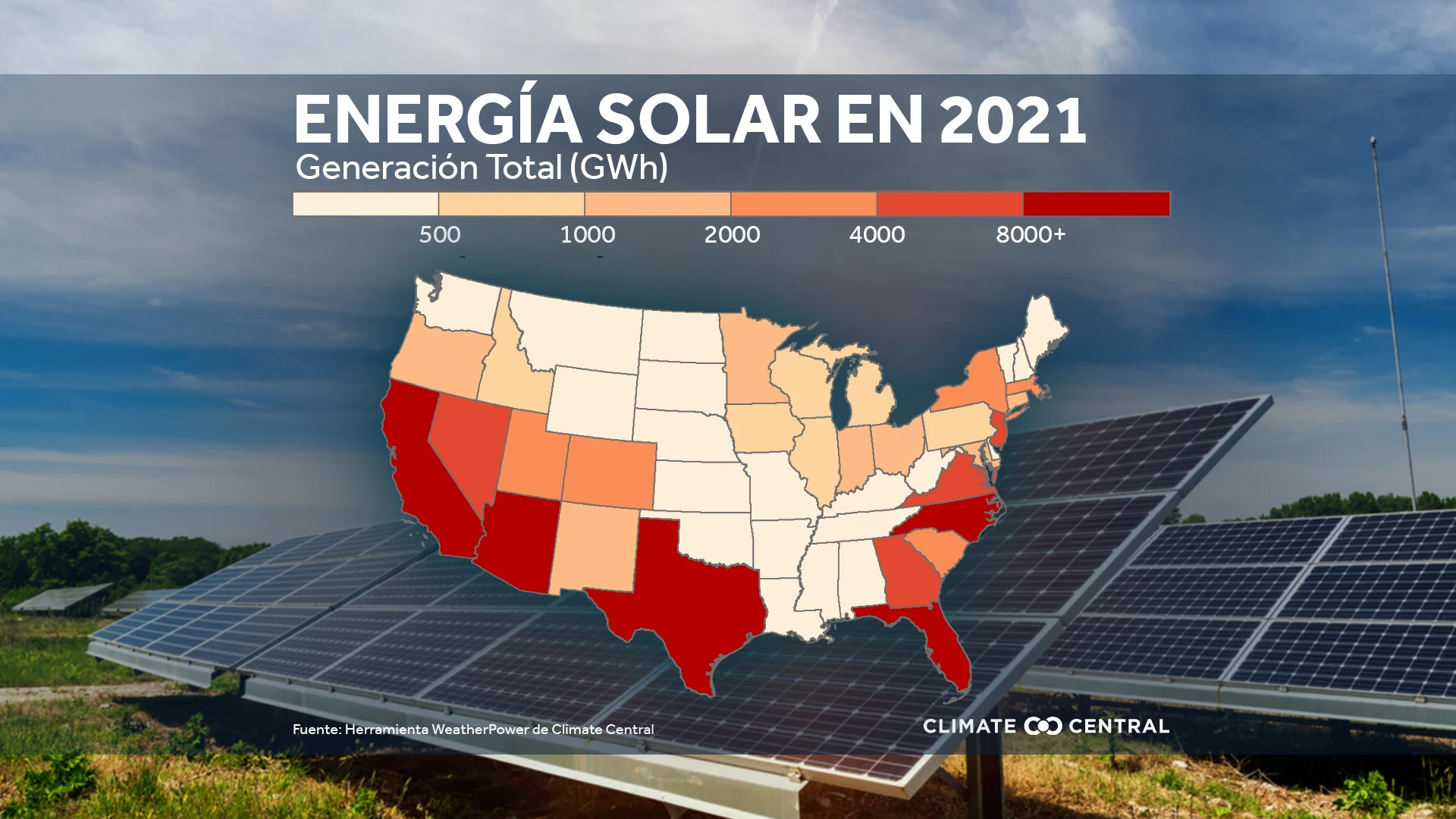 Mapa solar nacional - WeatherPower Year in Review