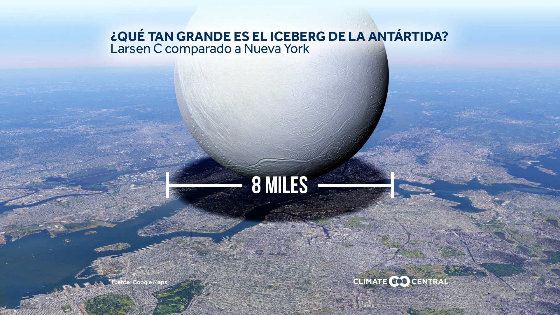 Visualizando el Iceberg Antártico
