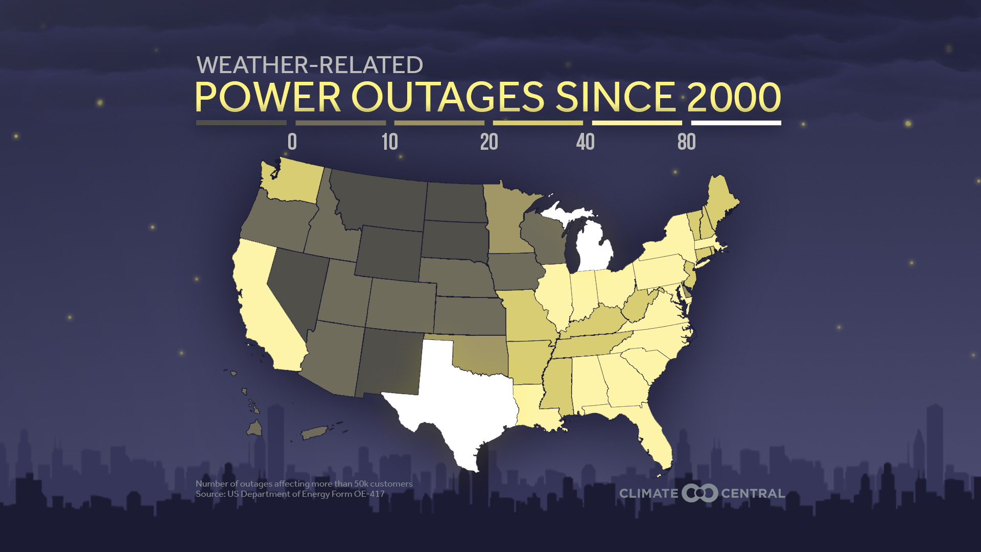 Power Off Extreme Weather And Power Outages Climate Central 2163