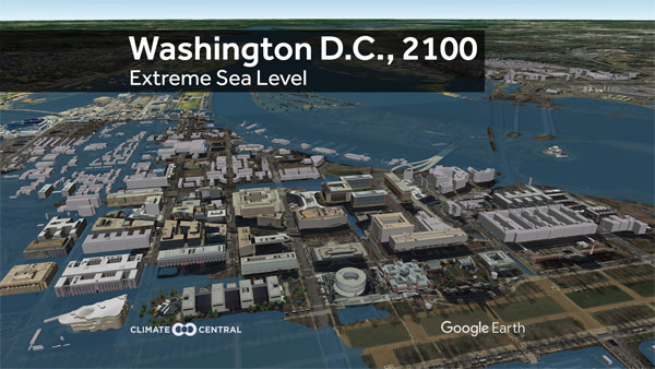 extreme sea level Washington DC