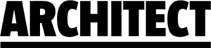 Architect Magazine Logo Architect magazine wordmark in bold black condensed sans-serif capitals with a horizontal rule underline