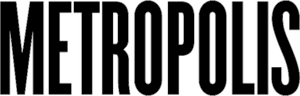 Metropolis Logo Metropolis magazine wordmark in black condensed sans-serif capitals