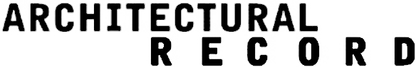 Architectural Record wordmark stacked in two lines of bold black condensed sans-serif capitals
