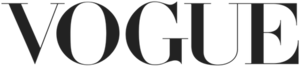 Vogue Logo Vogue wordmark in large black high-contrast serif capitals