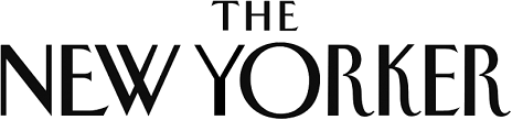 The New Yorker wordmark in black serif type with small caps