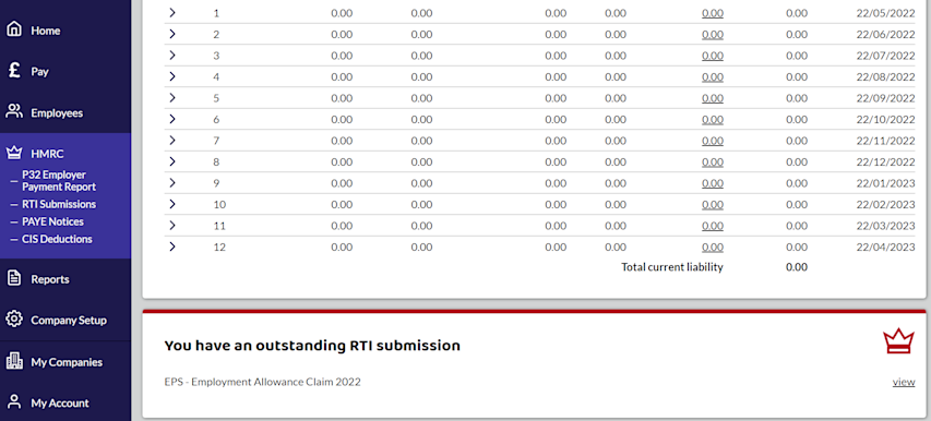 Employment Allowance Shape Payroll