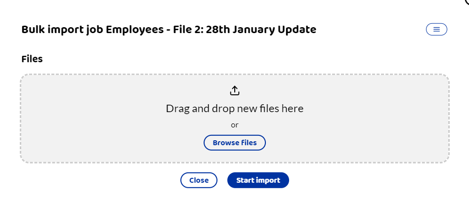 Upload File Shape Uploading the Employee File - Shape Payroll