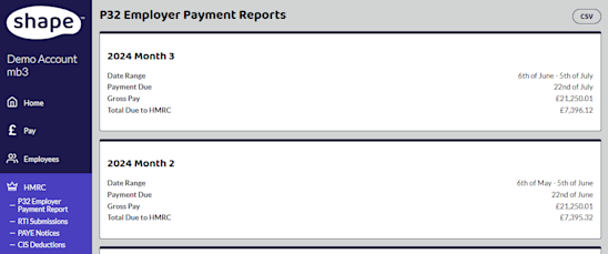 P 32 Form.pdf What is a P32 Employer Payment Report? - Shape Payroll