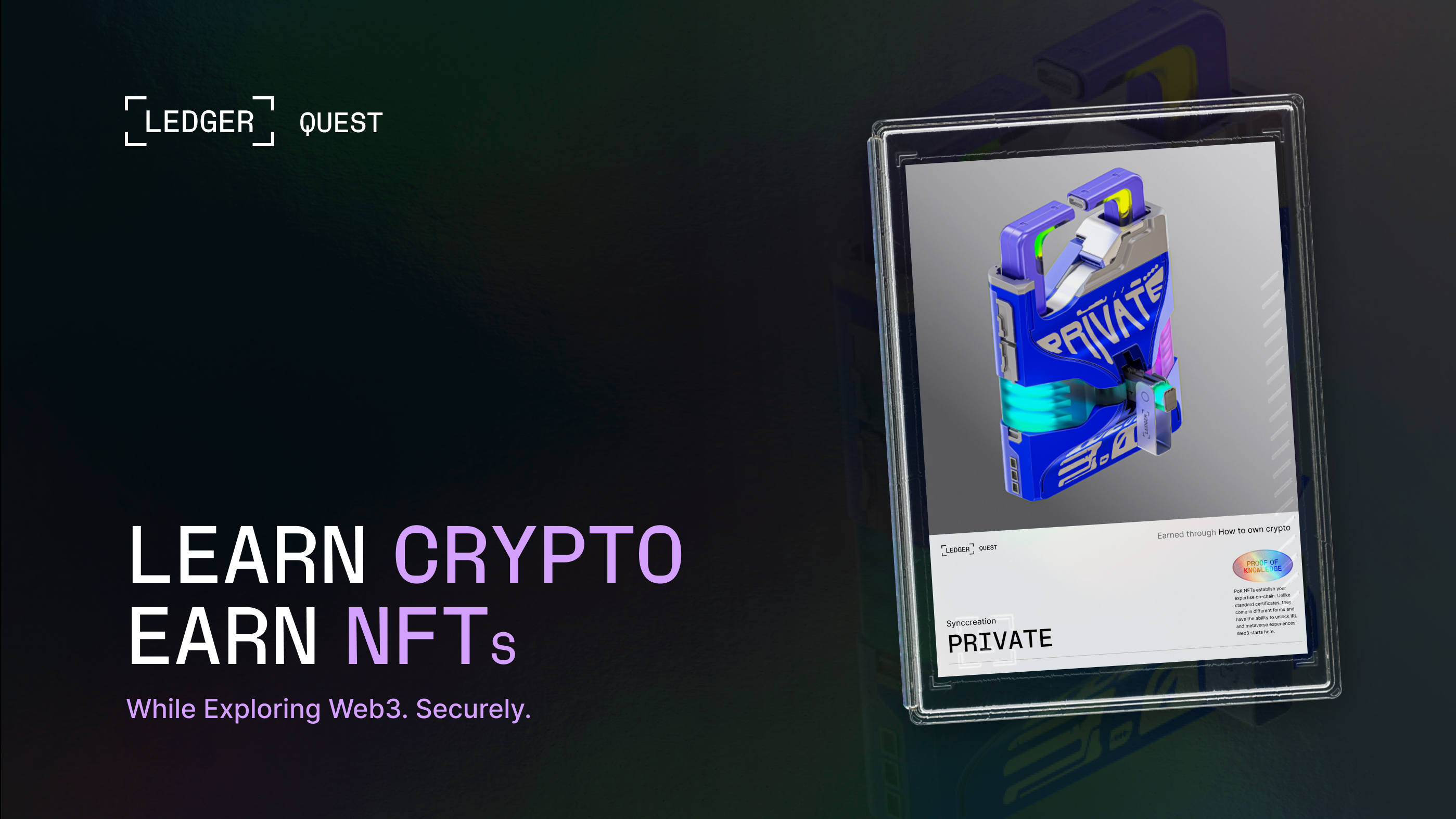 How to Own Crypto | Earn NFT with [L] Quest
