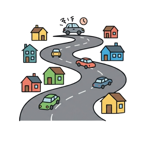 Icon for Sprawl & Commute Stress  