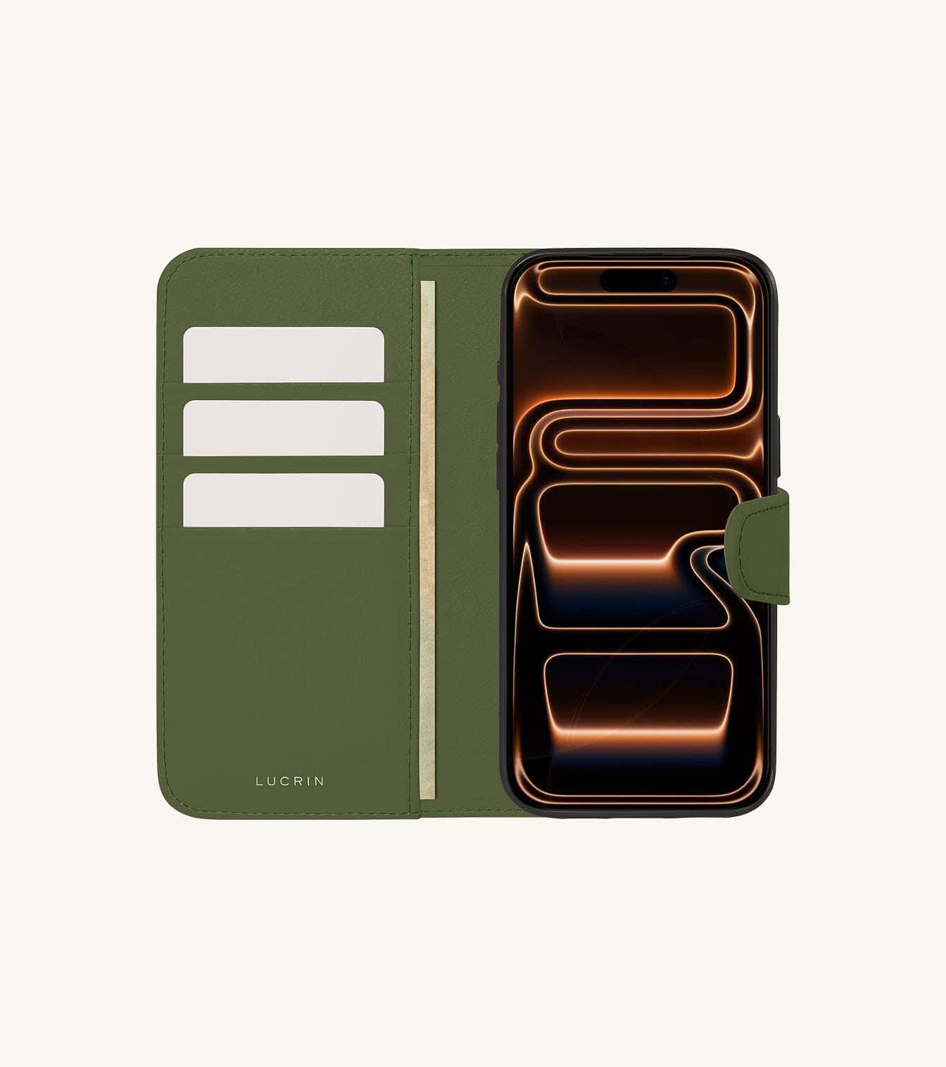 محفظة جلدية فاخرة - آيفون 17 برو ماكس