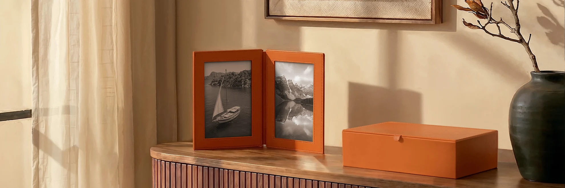 Leather Home Decor - Customizable Options
