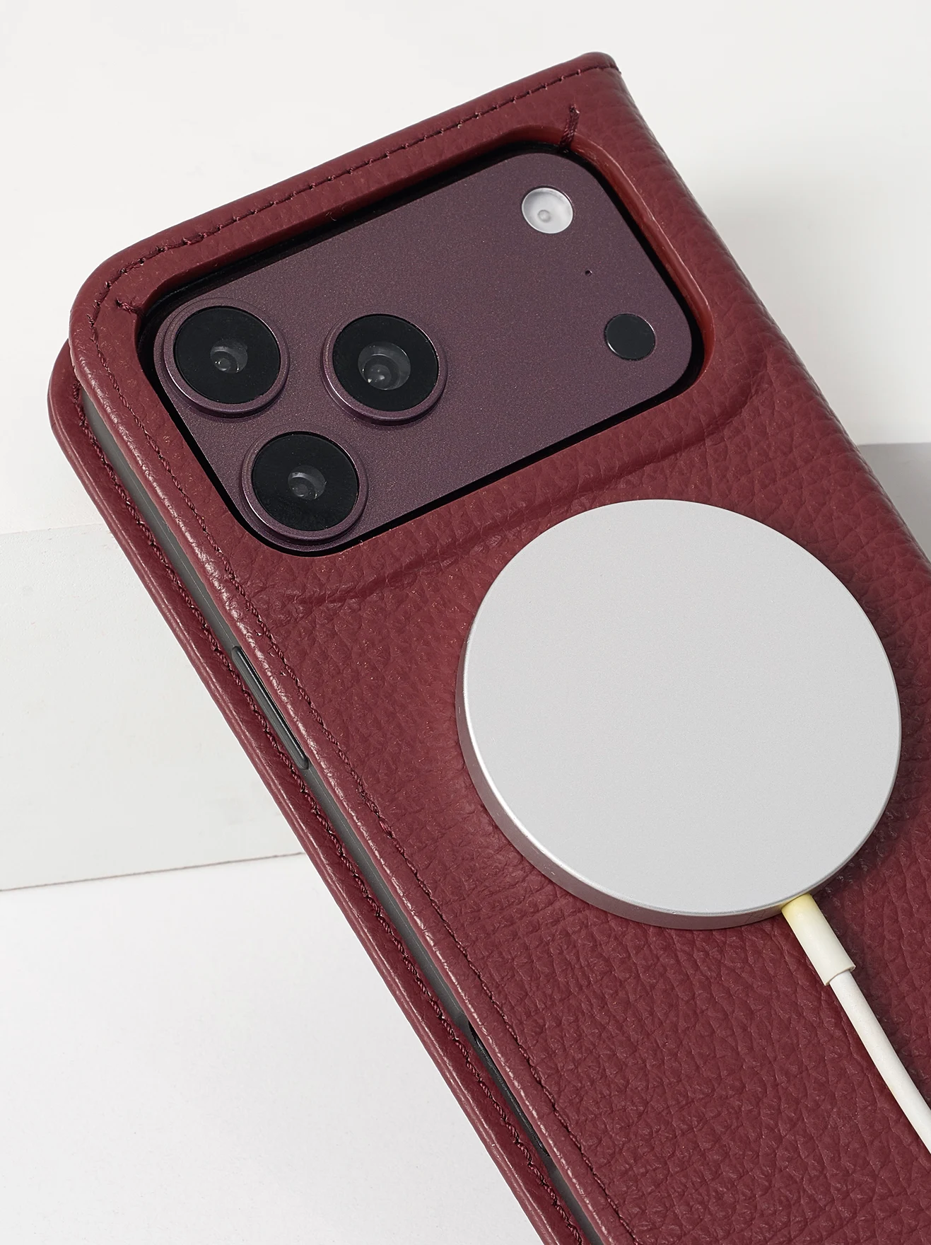 iPhone 18 Pro Max Minimalist Wallet Case | Personalised Leather - Light ...