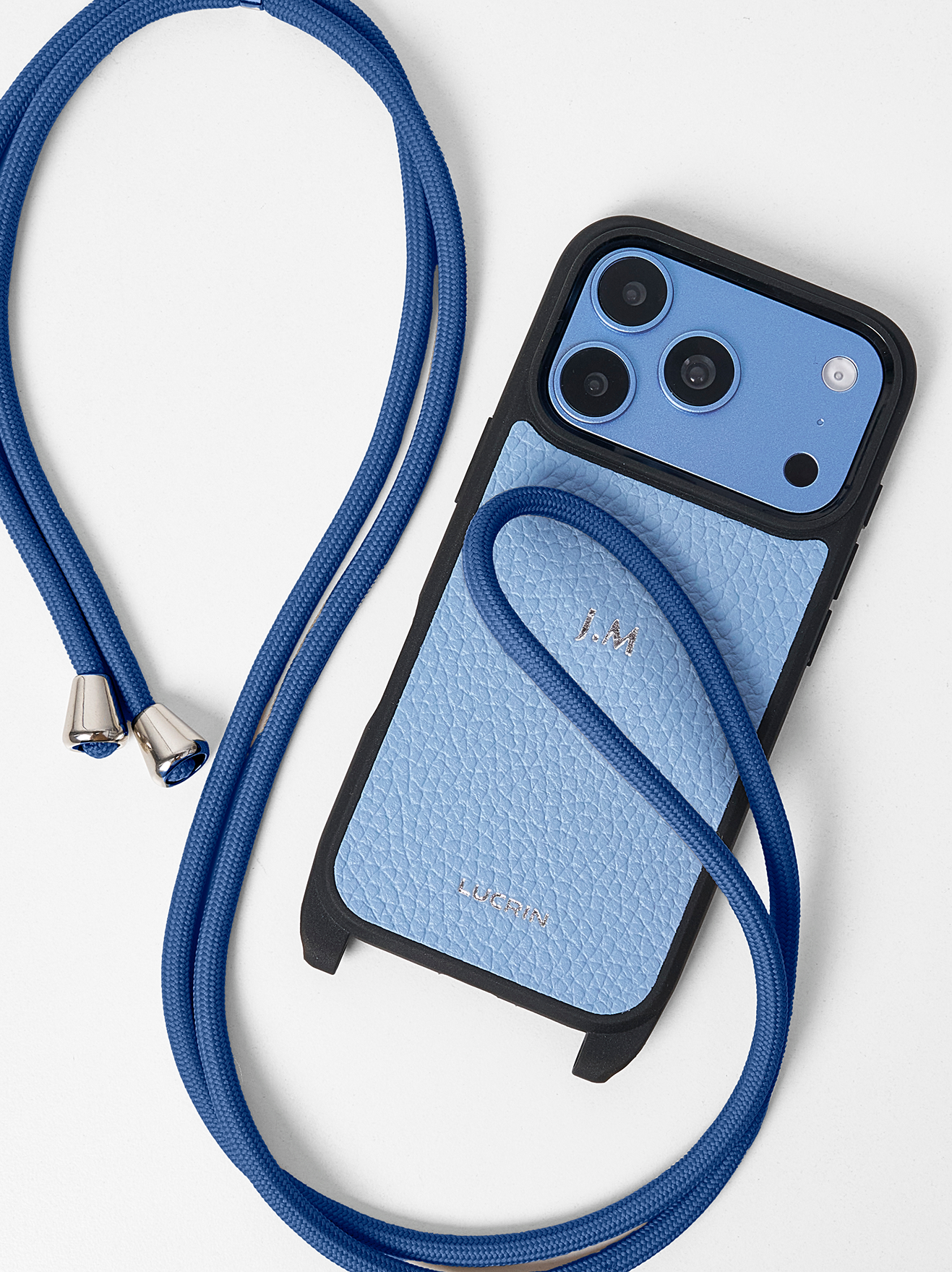 Premium Crossbody Cord Case for iPhone 18 Pro | LUCRIN Geneva