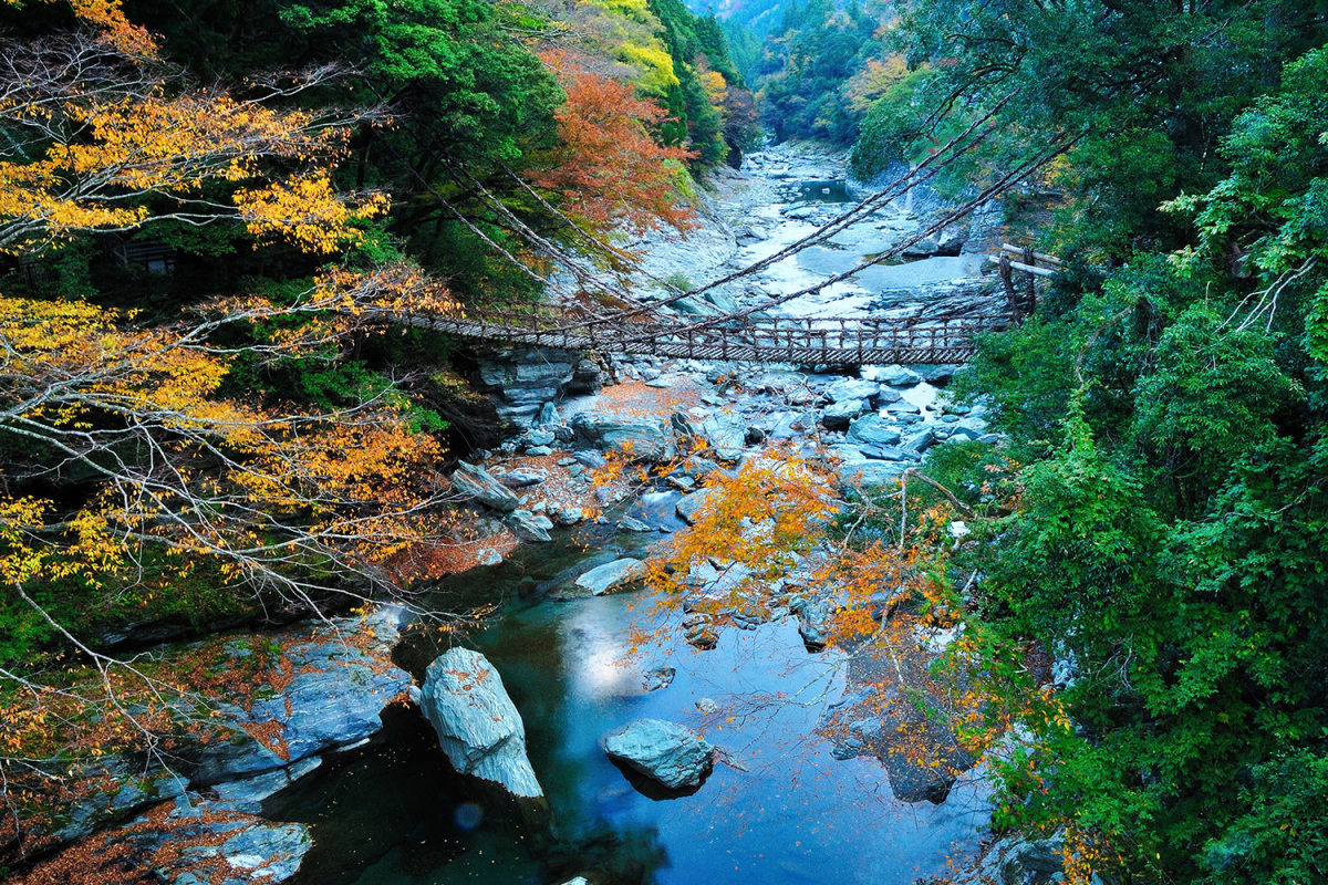 Iya-no-Kazurabashi-Hängebrücke