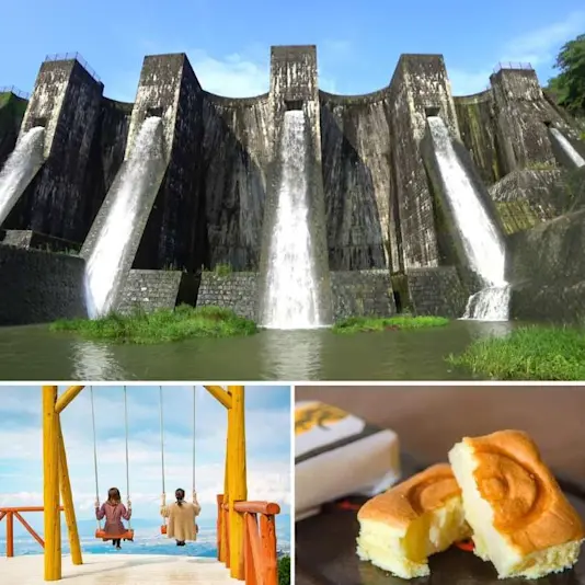 徳島と香川、県境を越える大満足のカートリップ！／うだつの町並み・うだつ上がる・雲辺寺山頂公園 ・豊稔池堰堤・白栄堂 柳町本店