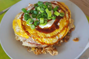 Okonomiyaki Heaven's Japanese pancake